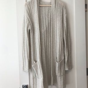 Abercrombie & Fitch Grey Heathered Sweater